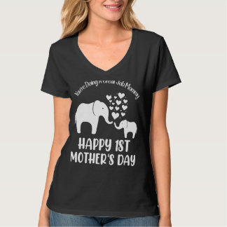 Du gör ett Underbart jobb Mamma Lycklig 1:a Mor T Shirt