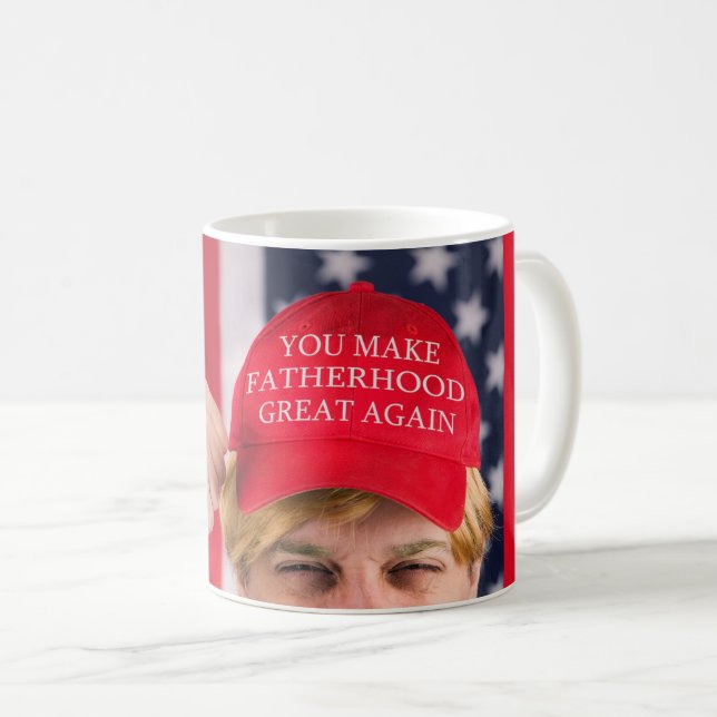 Du gör faderskapet Underbart igen, Trump Hat Kaffemugg (Framsida höger)