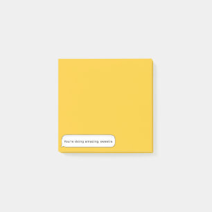 "Du gör Fantastisk" Sassy Sticky Notes Post-it Block