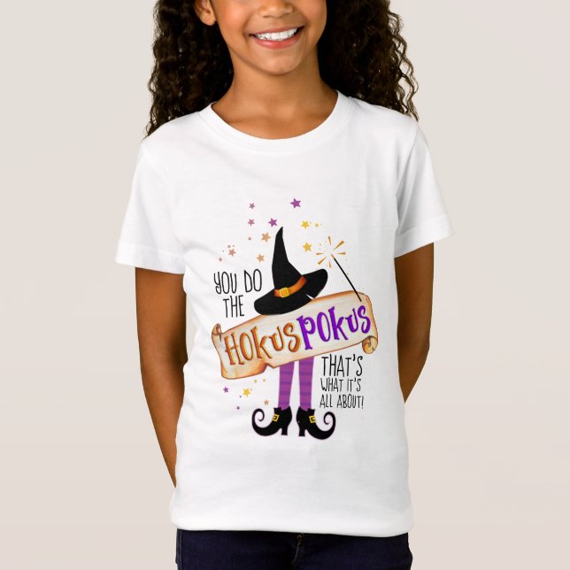 Du gör Hokus Pokus Witch Magic ID982 T Shirt (Framsida)