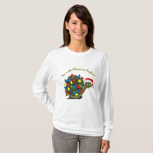 Du gör julen ljusare! Tecknad Turtle T Shirt