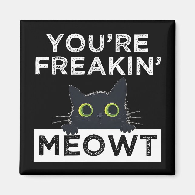 Du Gör Mig Alldeles Katt Magnet (Framsidan)