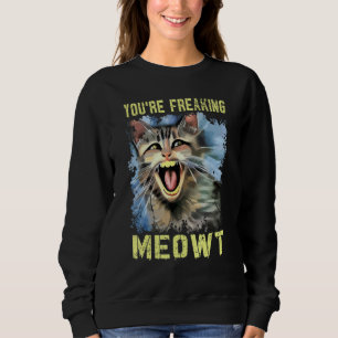 Du Gör Mig Alldeles Katt Vintage Katt Meow Meme K T Shirt