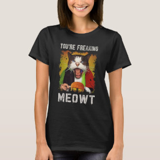 Du Gör Mig Alldeles Kattgalen   Katt   Vintage Kus T Shirt
