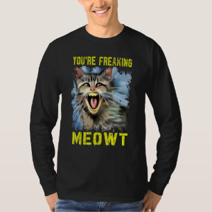 Du Gör Mig Alldeles Knäpp  Galen Kattdam Pun Katt  T Shirt