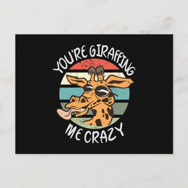 Du gör mig galen vykort (Framsida)