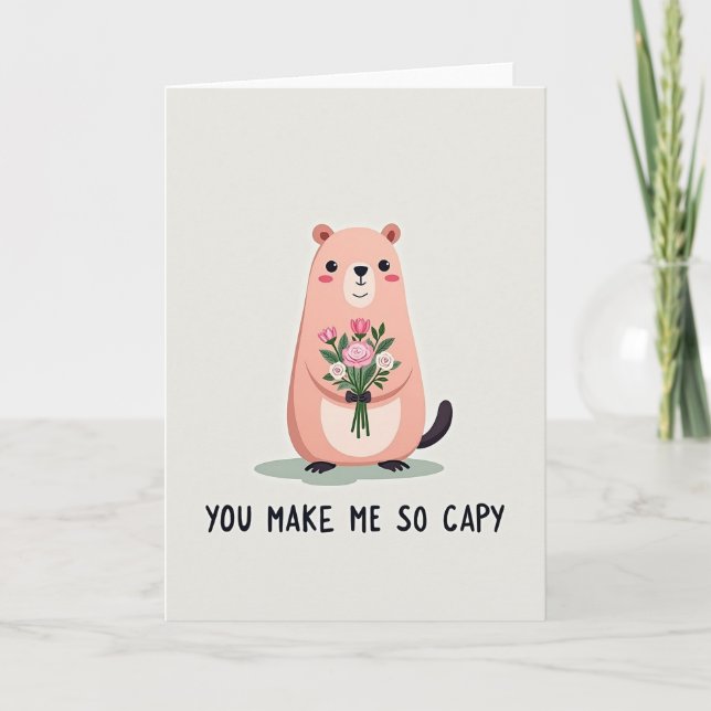 Du Gör Mig Glad Capy-Kort Kort (Framsida)