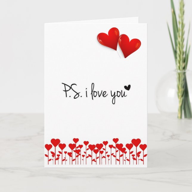 ***DU GÖR MIG GLAD*** KÄRLESKORT KORT (Framsida)