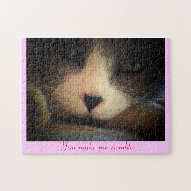 Du gör mig idisslare - Valenpuzzle Pussel (Horisontell)