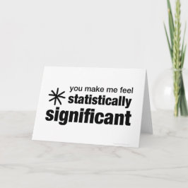 Du gör mig känselförnimmelse statistiskt viktig kort