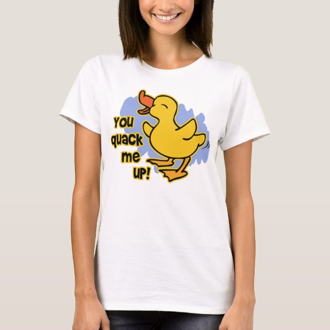 Du gör mig kvitt! t-shirt (Framsida)