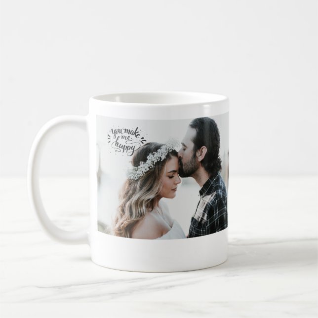 Du gör mig Lycklig | Kaffemugg (Vänster)