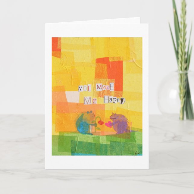 Du gör mig Lycklig Kort (Framsida)