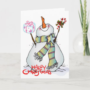 DU GÖR MIG ***LYCKLIG VARJE DAG**** CHRISTMAS JOY HELGKORT