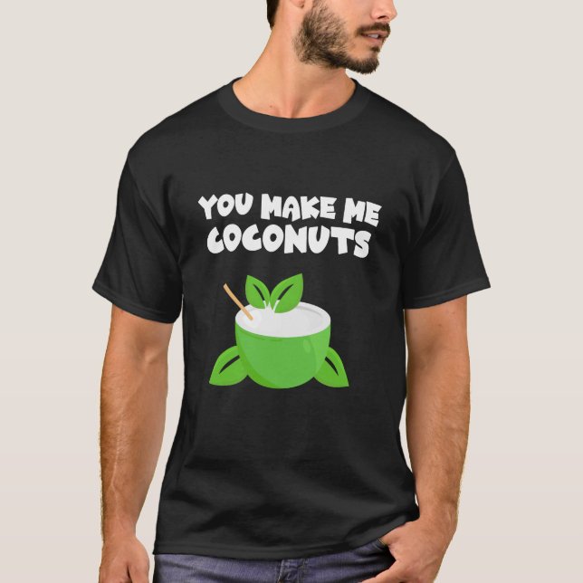 Du gör mig till kosnötter t shirt (Framsida)