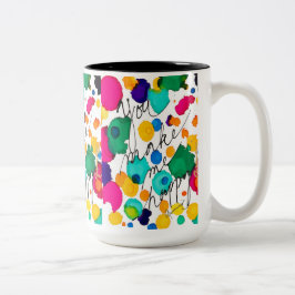Du gör mig till Lycklig-kaffe Mugg