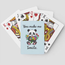 Du gör mig till Smile Cute Panda Casinokort