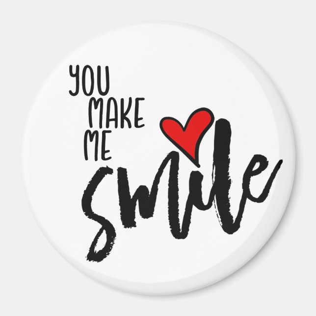 Du gör mig till Smile Magnet (Framsidan)