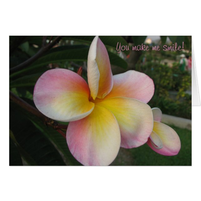 Du gör mig till Smile! OBS Kort (Framsidan Horizontal)