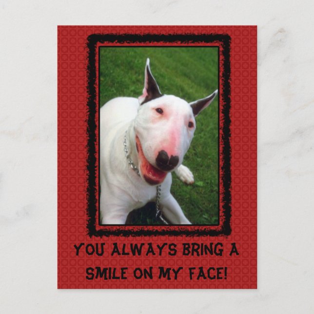 Du gör mig till Smile Vykort (Framsida)