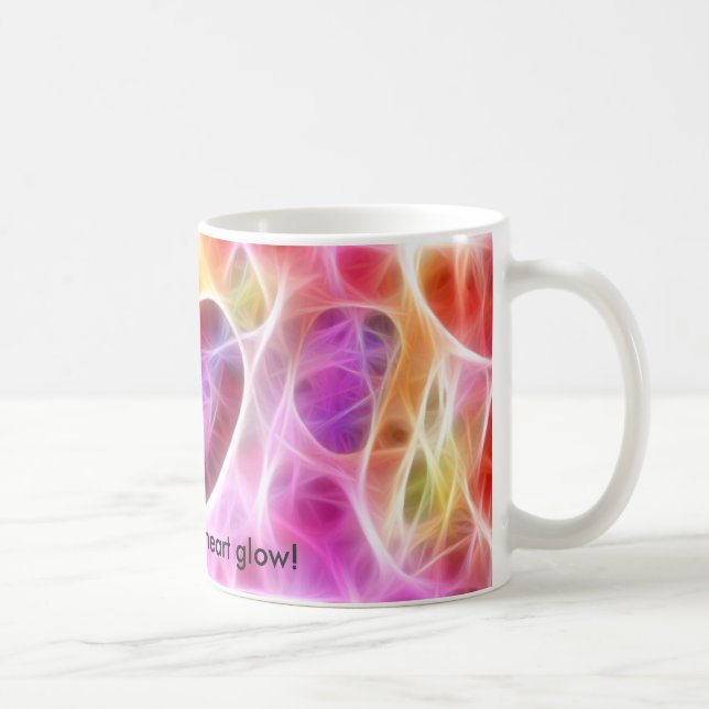 Du gör min hjärta att glöda muggen kaffemugg (Höger)