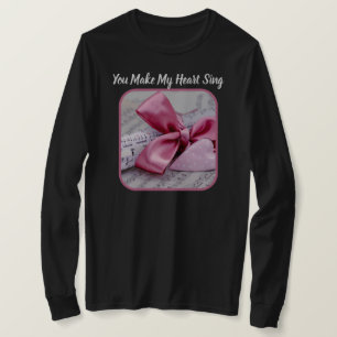 Du gör min hjärteSjunga Dam Långärmad Te T Shirt