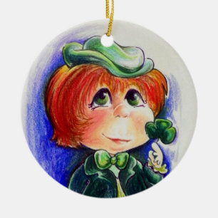 Du gör min irländska Öga Smile! Rund ornament