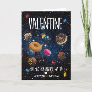 Du gör min universum söta valentin dag helgkort