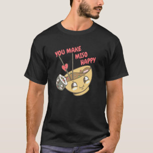 Du gör Miso Lycklig Sushi till japansk mat för fli T Shirt