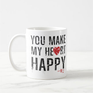 Du gör mitt hjärta Lycklig Kaffemugg