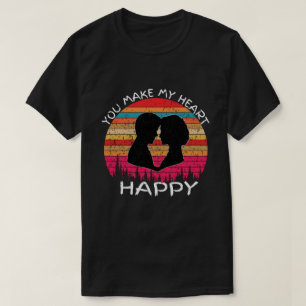 Du gör mitt hjärta Lycklig T Shirt