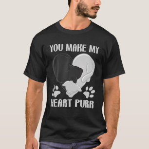 Du gör mitt hjärta mörkt, Kattunge, roligt, kat T Shirt