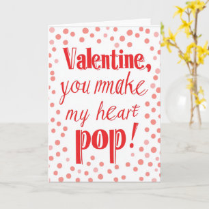 Du gör mitt hjärta, Pop Valentines day Kort