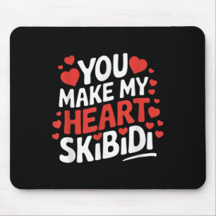 Du gör mitt hjärta Skibidi Valentines day Manar oc Musmatta