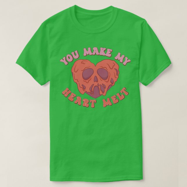 Du gör mitt hjärta smält 2 t shirt (Design framsida)