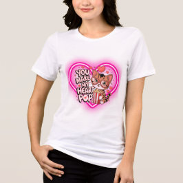 Du gör mitt hjärta till havs Valentines day T Shirt