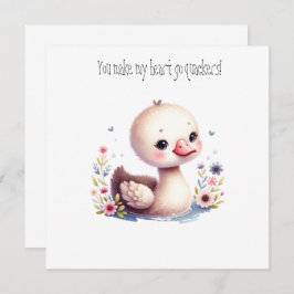 Du gör mitt hjärta till kvacksalvare anteckningskort