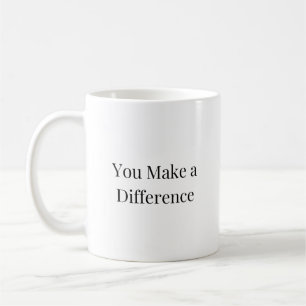 Du gör skillnad kaffemugg