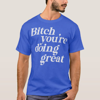 Du gör Underbar Motiveringell typografi T Shirt