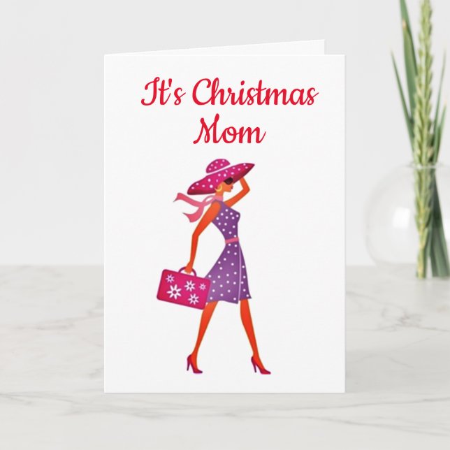 *DU GÖR VARJE DAG SPECIELLA MAMMA** CHRISTMAS HELGKORT (Framsida)