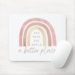 Du gör världen till en bättre Ställe-Mousepad Musmatta