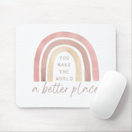 Du gör världen till en bättre Ställe-Mousepad Musmatta