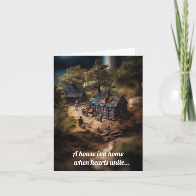 Du gör vårt hus hemma kort (Framsida)