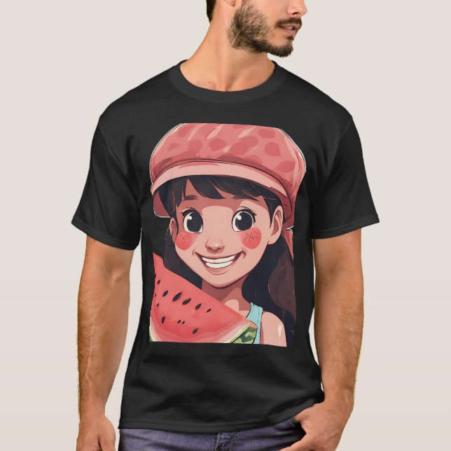 Du Grow Girl! Kosmos blomma utskrift T Shirt (Framsida)