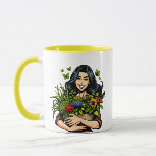 Du Grow Girl! Plant Pun Funny Houseplant Addict Mugg