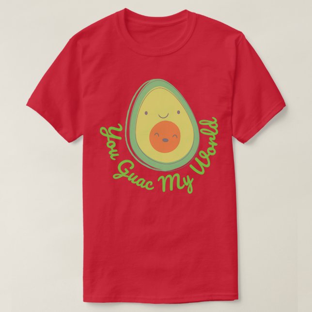 Du Guac min World Classic TShirt T Shirt (Design framsida)
