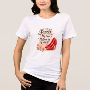 Du Hadde Kraften Hela Tiden Inspirerande Citat T Shirt