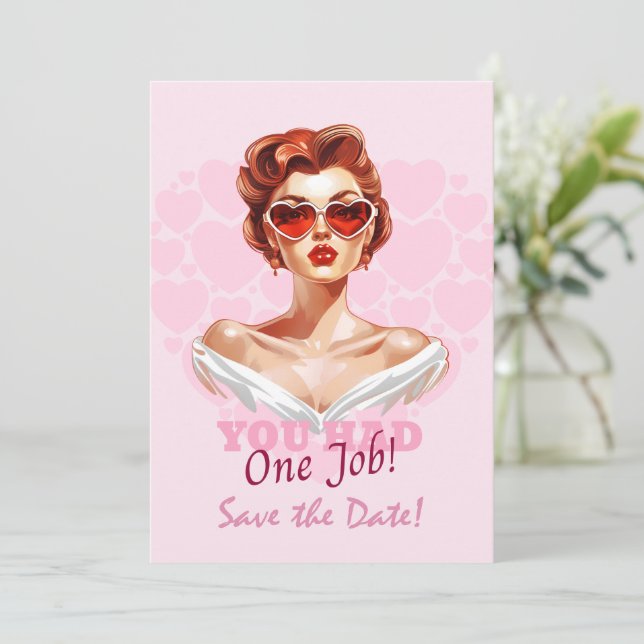 Du hade ett jobb spara datumet (Stående Fram)