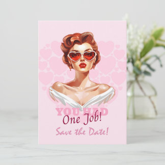 Du hade ett jobb spara datumet