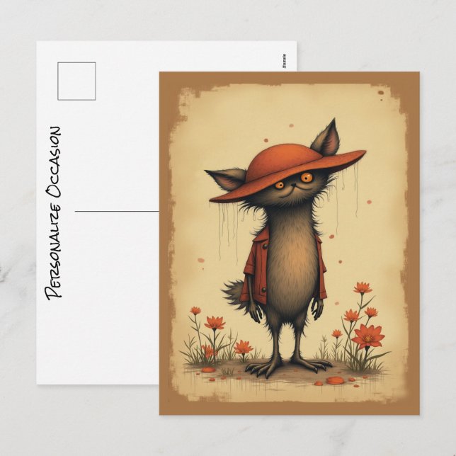 Du hade inte Tänka att jag skulle Skriva oss tillb Helg Vykort (Fram/baksida)